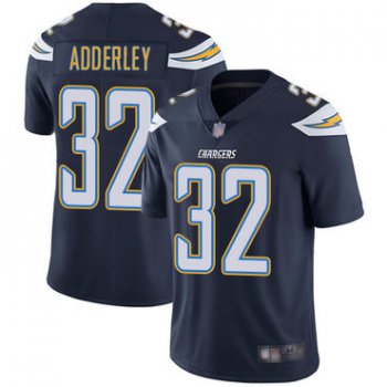 Chargers #32 Nasir Adderley Navy Blue Team Color Men's Stitched Football Vapor Untouchable Limited Jersey