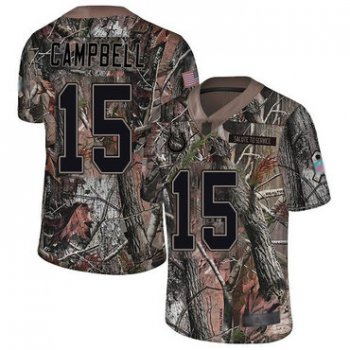 Colts #15 Parris Campbell Camo Men's Stitched Football Limited Rush Realtree Jersey