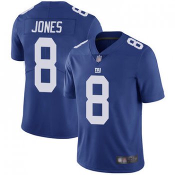 Giants #8 Daniel Jones Royal Blue Team Color Men's Stitched Football Vapor Untouchable Limited Jersey