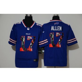 Men's Buffalo Bills #17 Josh Allen Royal Blue 2020 Vapor Untouchable Stitched NFL Nike Limited Fashion Jersey