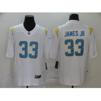 Men's Los Angeles Chargers #33 Derwin James Jr White 2020 NEW Vapor Untouchable Stitched NFL Nike Limited Jersey