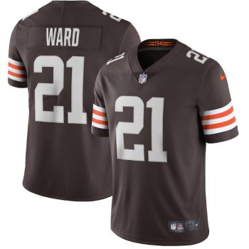 Nike Cleveland Browns #21 Denzel Ward Brown 2020 New Vapor Untouchable Limited Jersey
