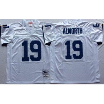 Chargers 19 Lance Alworth White Throwback Jersey