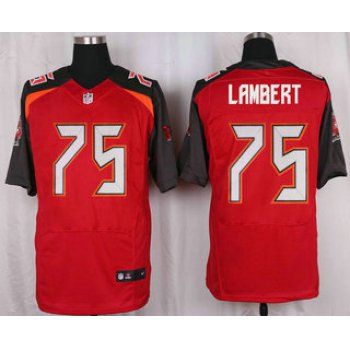 Men's Tampa Bay Buccaneers #75 DaVonte Lambert Red Team Color NFL Nike Elite Jersey