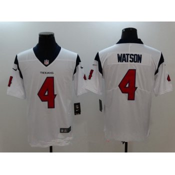 Men's Houston Texans #4 Deshaun Watson White 2017 Vapor Untouchable Stitched NFL Nike Limited Jersey