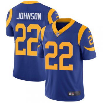 Nike Los Angeles Rams #22 Trumaine Johnson Royal Blue Alternate Men's Stitched NFL Vapor Untouchable Limited Jersey