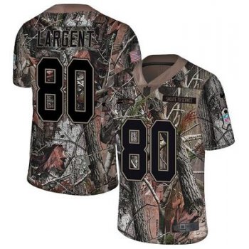 Nike Seahawks #80 Steve Largent Camo Men's Stitched NFL Limited Rush Realtree Jersey