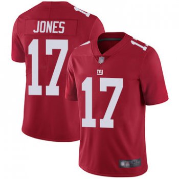 Giants #17 Daniel Jones Red Alternate Men's Stitched Football Vapor Untouchable Limited Jersey