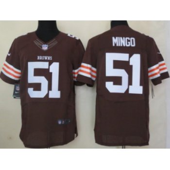 Nike Cleveland Browns #51 Barkevious Mingo Brown Elite Jersey