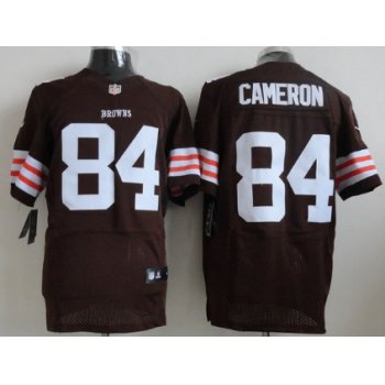 Nike Cleveland Browns #84 Jordan Cameron Brown Elite Jersey
