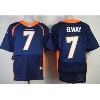 Nike Denver Broncos #7 John Elway 2013 Blue Elite Jersey
