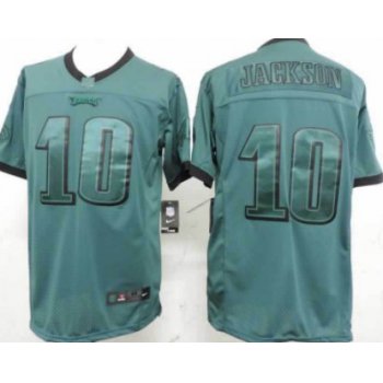 Nike Philadelphia Eagles #10 DeSean Jackson Drenched Limited Green Jersey