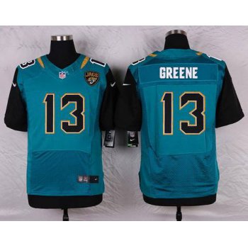 Men's Jacksonville Jaguars #13 Rashad Greene Teal Green Alternate NFL Nike Elite Jersey