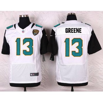 Men's Jacksonville Jaguars #13 Rashad Greene White Road NFL Nike Elite Jersey