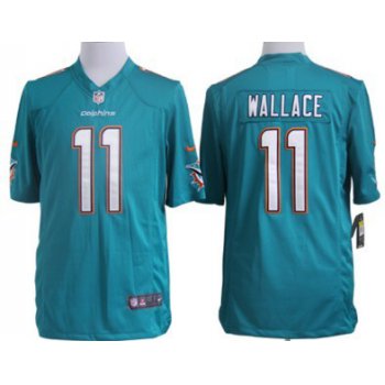 Nike Miami Dolphins #11 Mike Wallace 2013 Green Game Jersey