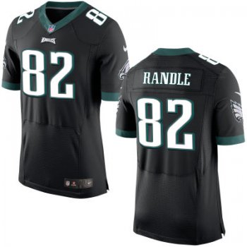 Men's Philadelphia Eagles #82 Rueben Randle Black Alternate NFL Nike Elite Jersey
