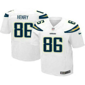 Men's San Diego Chargers #86 Hunter Henry Light Blue Alternate NFL Nike Elite Jersey
