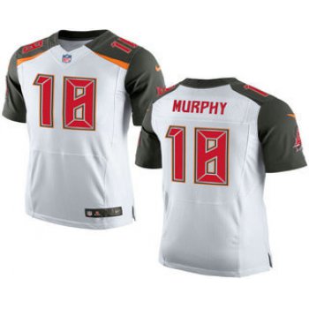 Men's Tampa Bay Buccaneers #18 Louis Murphy White Road NFL Nike Elite Jersey