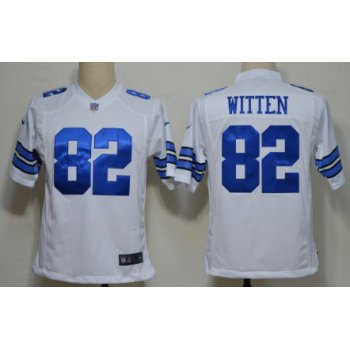 Nike Dallas Cowboys #82 Jason Witten White Game Jersey