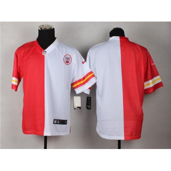 Nike Kansas City Chiefs Blank Red/White Two Tone Elite Jersey