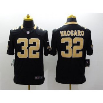 Nike New Orleans Saints #32 Kenny Vaccaro Black Limited Jersey