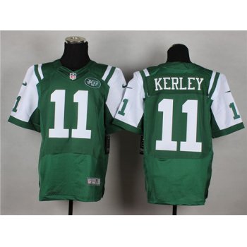 Nike New York Jets #11 Jeremy Kerley Green Elite Jersey