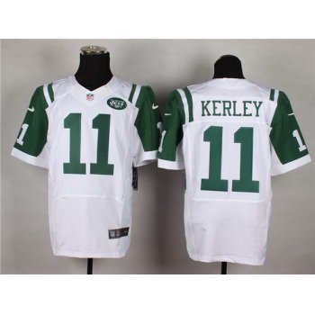 Nike New York Jets #11 Jeremy Kerley White Elite Jersey
