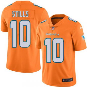 Nike Miami Dolphins #10 Kenny Stills Orange Men's Stitched NFL Limited Rush Jersey