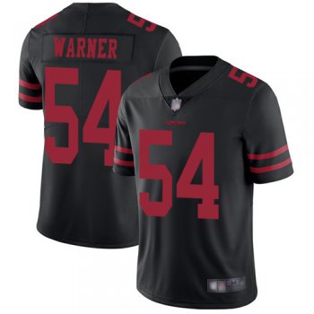 Men's San Francisco 49ers #54 Fred Warner Black Vapor Untouchable Limited Player Football Jersey