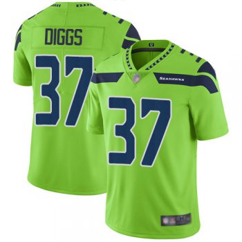 Seahawks #37 Quandre Diggs Green Men's Stitched Football Limited Rush Jersey