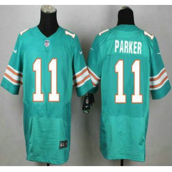 Miami Dolphins #11 DeVante Parker Aqua Green Alternate 2015 NFL Nike Elite Jersey