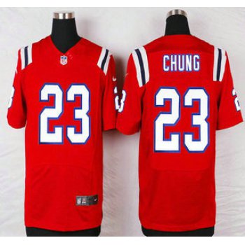 New England Patriots #23 Patrick Chung Red Alternate NFL Nike Elite Jersey