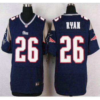 New England Patriots #26 Logan Ryan Navy Blue Team Color NFL Nike Elite Jersey