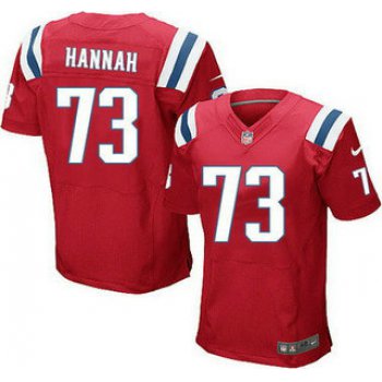 New England Patriots #73 John Hannah Red Retired Player NFL Nike Elite Jersey