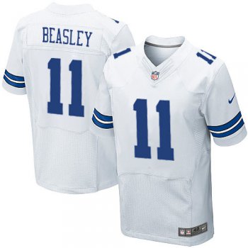 Nike Dallas Cowboys #11 Cole Beasley white Elite Jersey