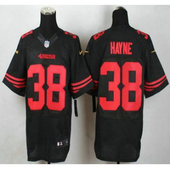 San Francisco 49ers #38 Jarryd Hayne 2015 Nike Black Elite Jersey