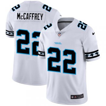 Carolina Panthers #22 Christian McCaffrey Nike White Team Logo Vapor Limited NFL Jersey