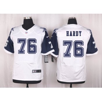Men's Dallas Cowboys #76 Greg Hardy Nike White Color Rush 2015 NFL Elite Jersey