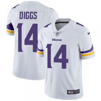Nike Minnesota Vikings #14 Stefon Diggs White Men's Stitched NFL Vapor Untouchable Limited Jersey