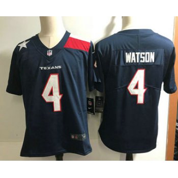 Men's Houston Texans #4 Deshaun Watson Navy Blue 2018 Vapor Untouchable Stitched NFL Nike Limited Jersey