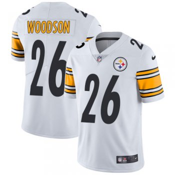Men's Nike Pittsburgh Steelers #26 Rod Woodson Limited Vapor Untouchable White Jersey