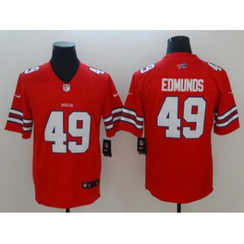 Nike Buffalo Bills #49 Tremaine Edmunds Red Vapor Untouchable Limited Jersey