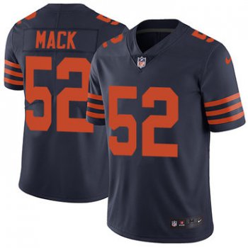 Nike Chicago Bears #52 Khalil Mack Navy Blue Alternate Men's Stitched NFL Vapor Untouchable Limited Jersey