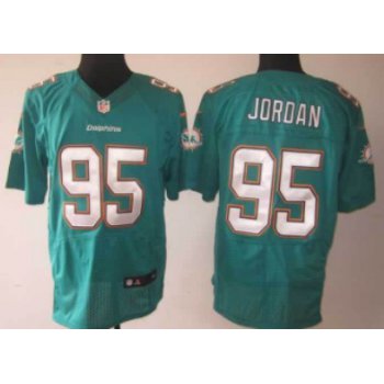 Nike Miami Dolphins #95 Dion Jordan 2013 Green Elite Jersey