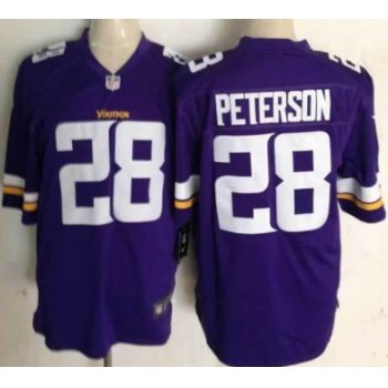 Nike Minnesota Vikings #28 Adrian Peterson 2013 Purple Game Jersey