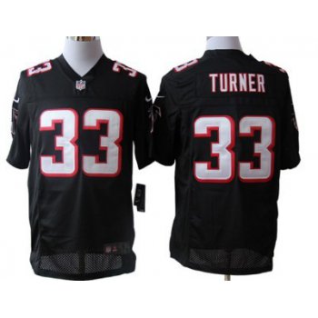 Nike Atlanta Falcons #33 Michael Turner Black Limited Jersey