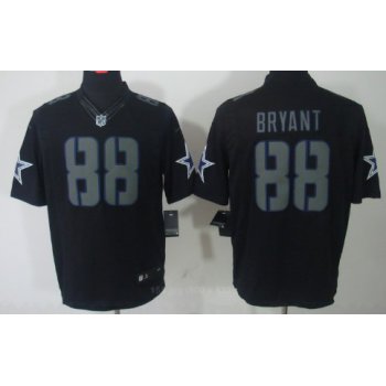 Nike Dallas Cowboys #88 Dez Bryant Black Impact Limited Jersey