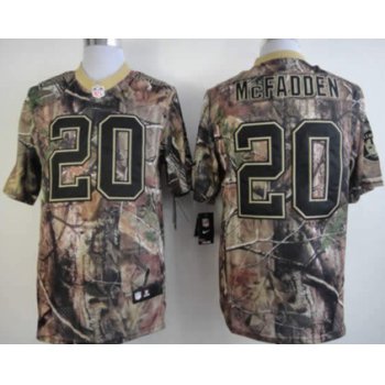 Nike Oakland Raiders #20 Darren McFadden Realtree Camo Elite Jersey