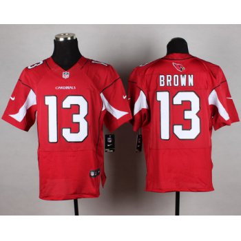 Nike Arizona Cardinals #13 Jaron Brown Red Elite Jersey