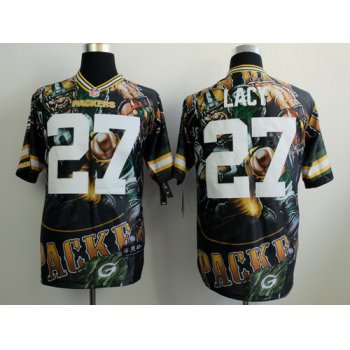 Nike Green Bay Packers #27 Eddie Lacy 2014 Fanatic Fashion Elite Jersey